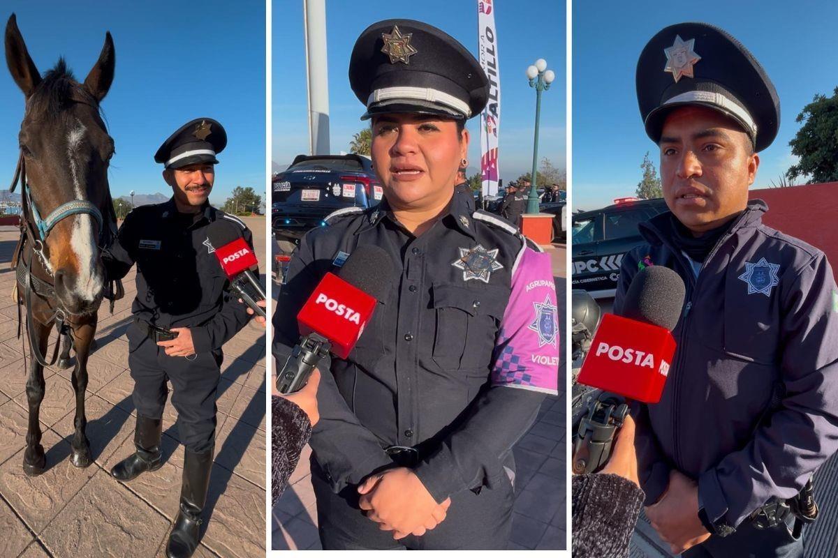 Policía Saltillo. Fotos de Claudia Almaraz.