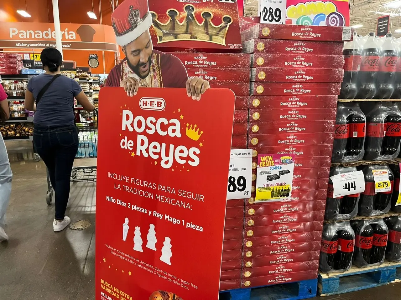 Roscas de Reyes en HEB. Foto: Vianca Treviño