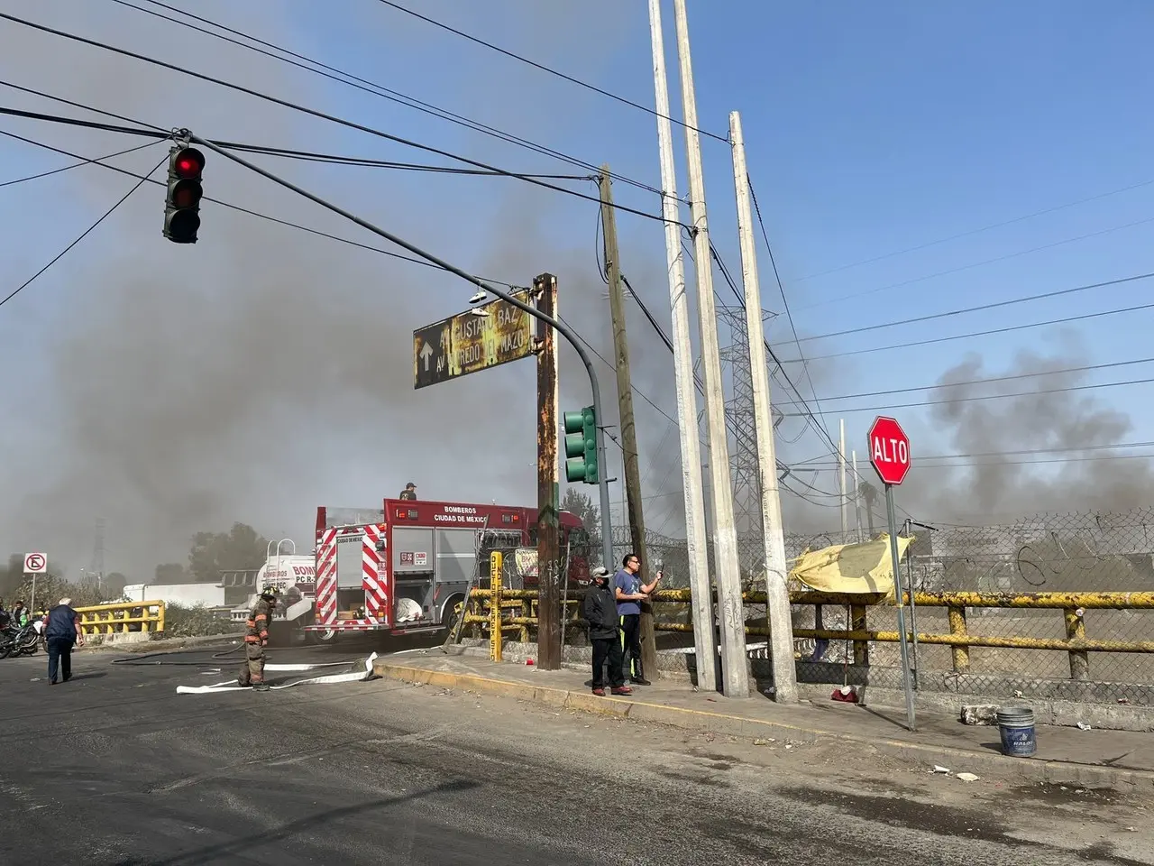 El incendio en Ecatepec no dejó pérdidas humanas que lamentar ni lesionados. Imagen: POSTA