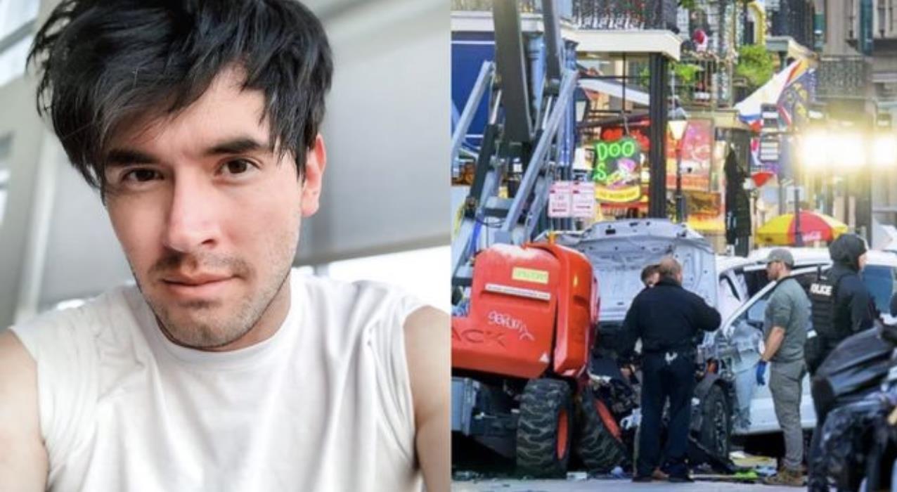 El youtuber German Garmendia, mejor conocido como Holasoygerman narra que estuvo a punto de estar en el trágico atropello masivo, asegura que se fue 15 minutos antes del suceso que dejo 15 muertos y muchos heridos. / FOTO: IG German Garmendia CANVA