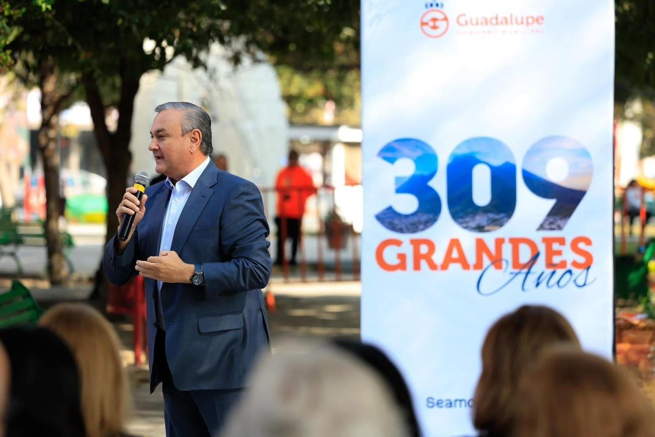 Guadalupe celebra 309 años, invitando a compartir historias. Foto: Gobierno de Guadalupe.