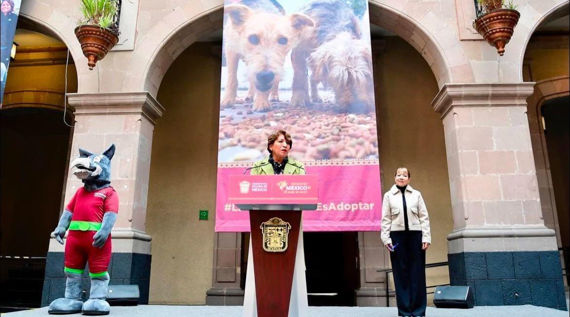 Delfina Gómez entrega apoyo a asociaciones civiles protectoras de animales en el Edomex. Foto: delfinagomezalvarez