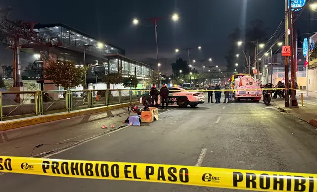 Cinta de peligro demilitando el área del finado Foto: Ramón Ramírez