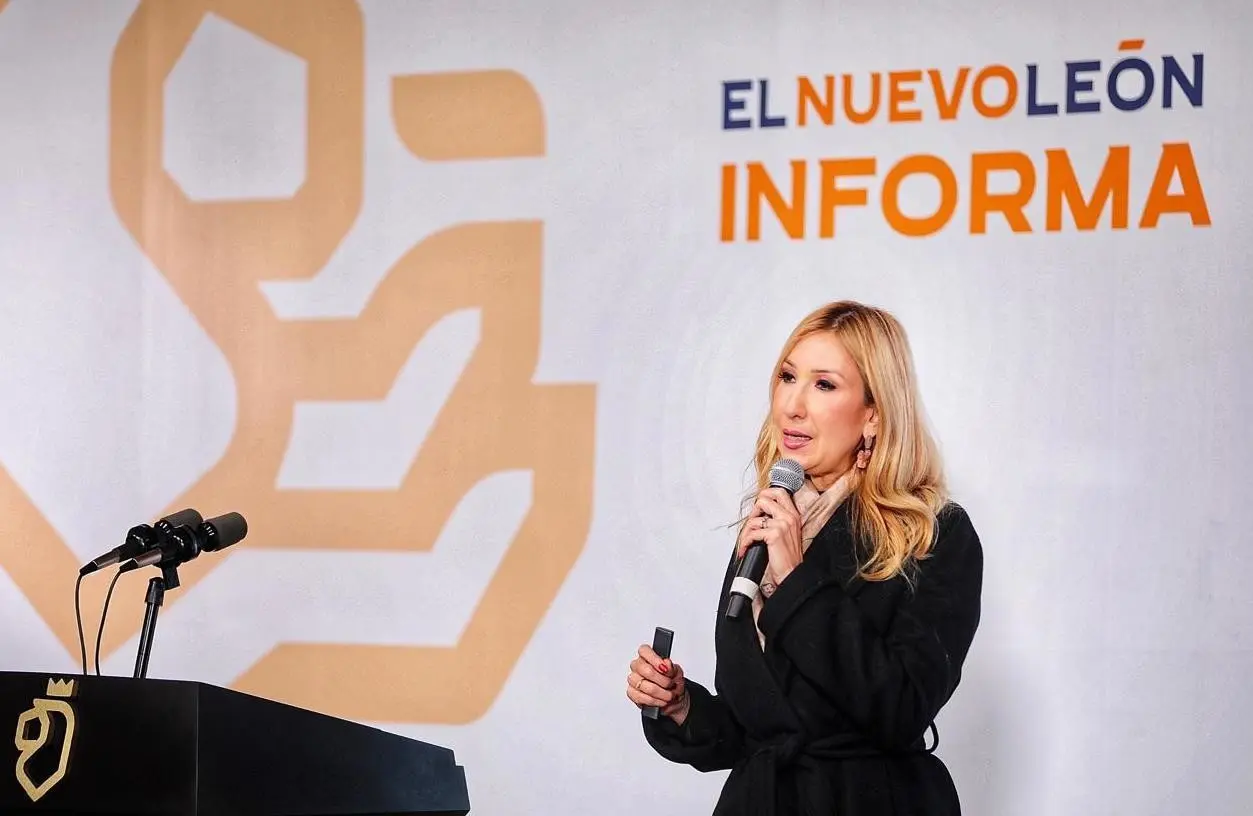 La Secretaria de Salud de Nuevo León, Alma Rosa Marroquín. Foto: Gobierno de Nuevo León