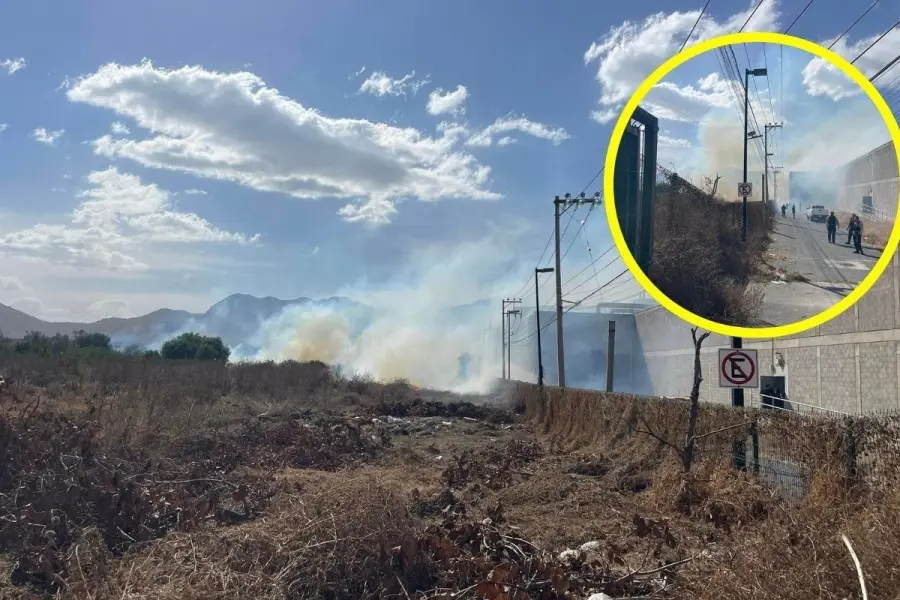 ¡Cuidado con el fuego! Incendio en pastizales alerta a Tecámac |VIDEO