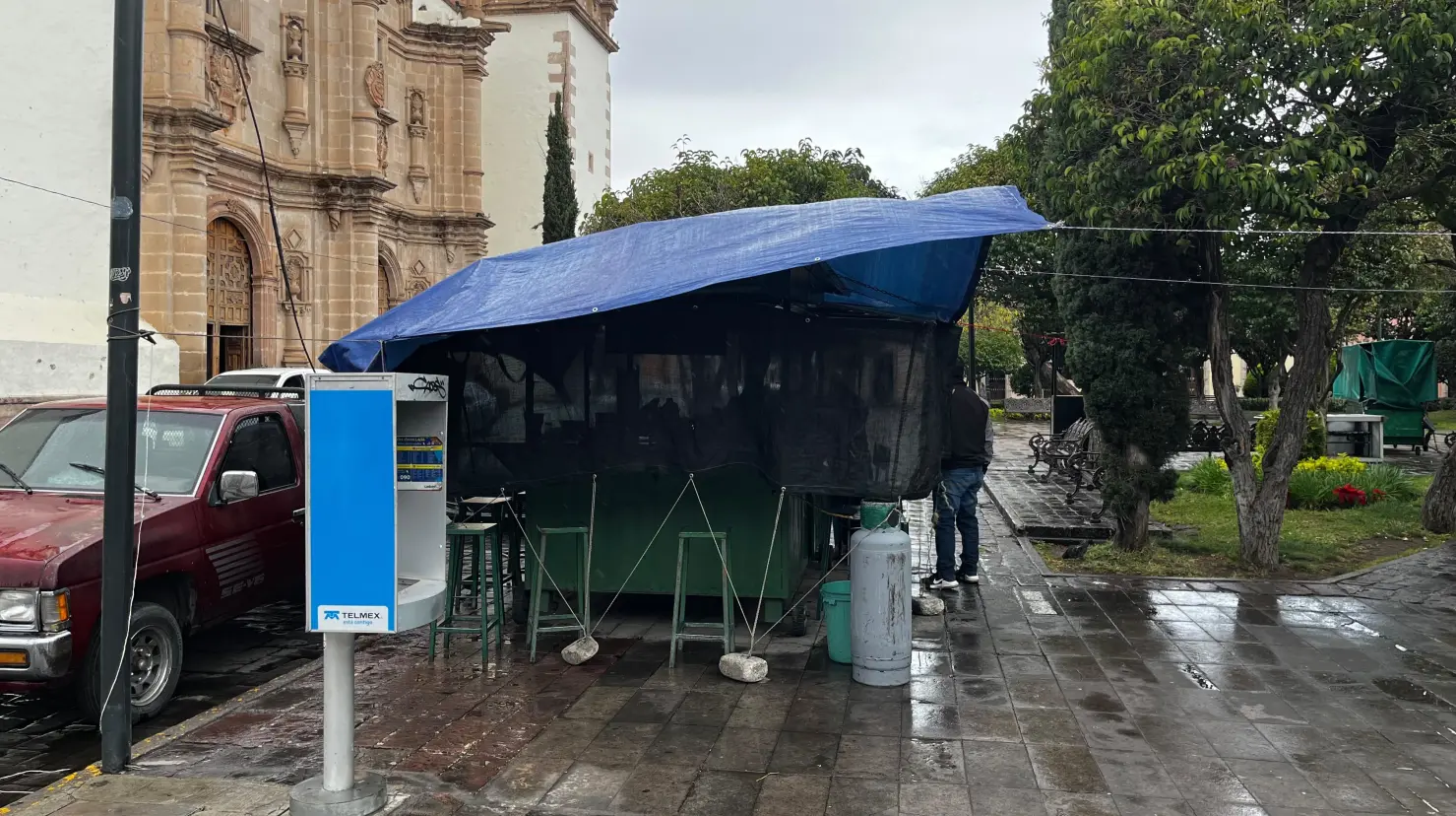 Puesto de Gorditas Santa Ana. Foto: Alejandro Ávila.