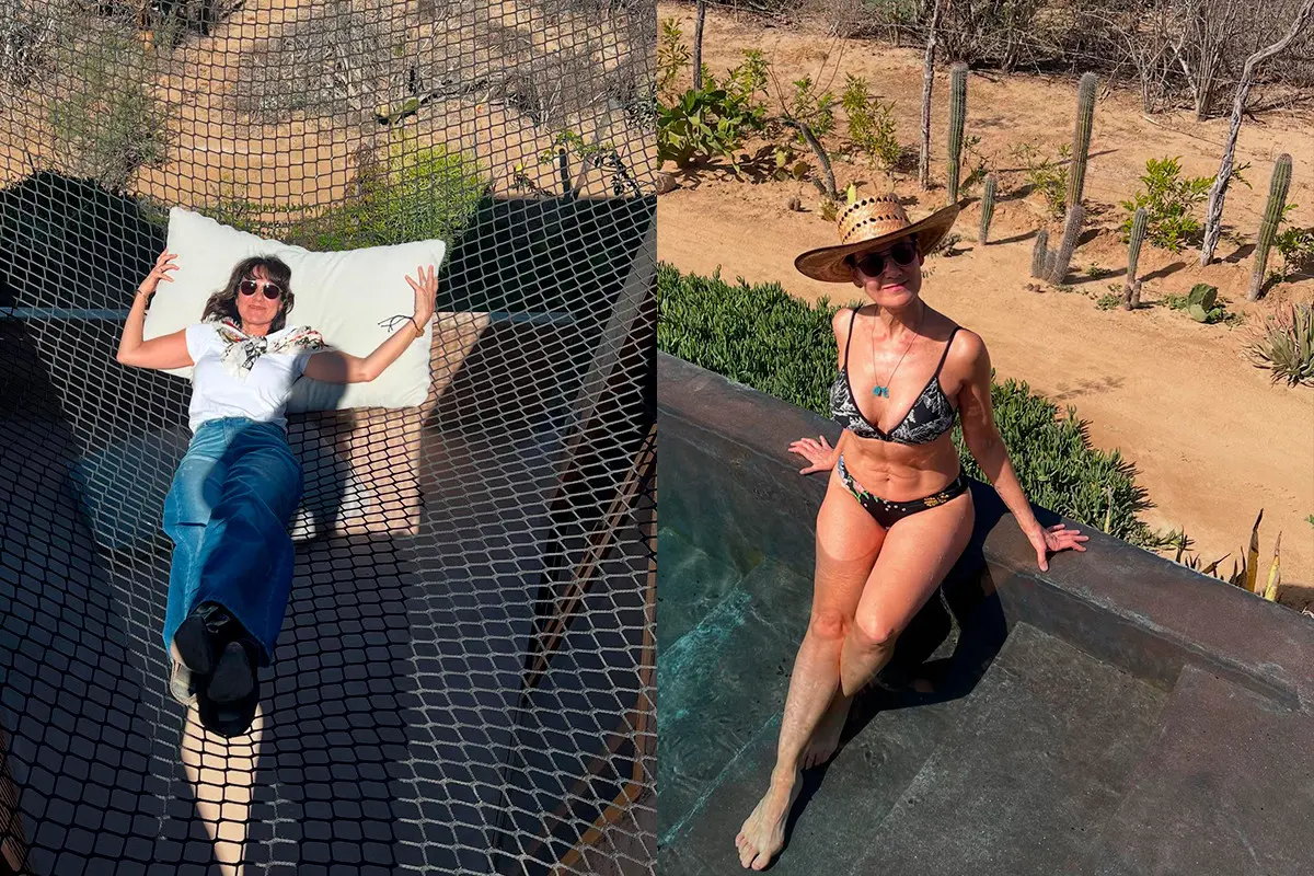 La famosa ex conductora de Ventaneando estuvo en La Paz para despedir el año. Fotos: Facebook de Mónica Garza.