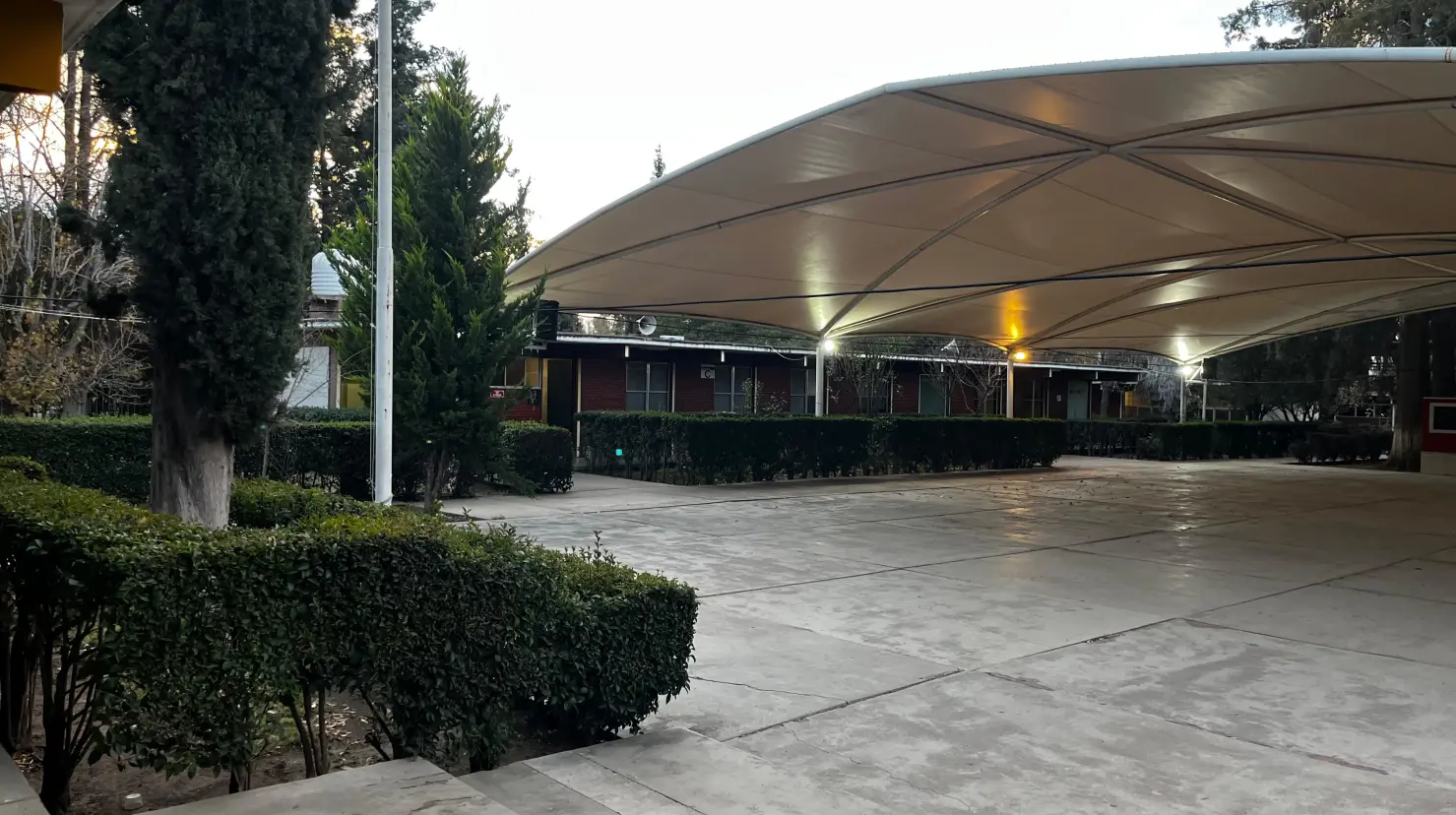 Escuelas lucieron vacías en Durango en el regreso a clases por Tormenta Invernal. Foto: Alejandro Ávila.