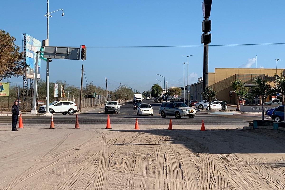 El Ayuntamiento de La Paz suspendió una obra por falta de permisos. Fotografías: Ayuntamiento de La Paz.