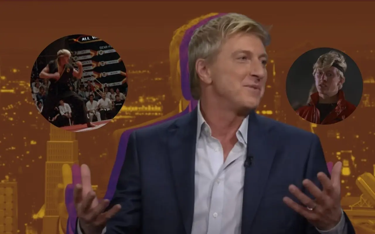 William Zabka contó como fue ver por primera vez Karate Kid junto a una gran audiencia. FOTO: CANVA/YouTube: The Tonight Show Starring Jimmy Fallon, Box Office, Scene Film/Sony Pictures Entertainment