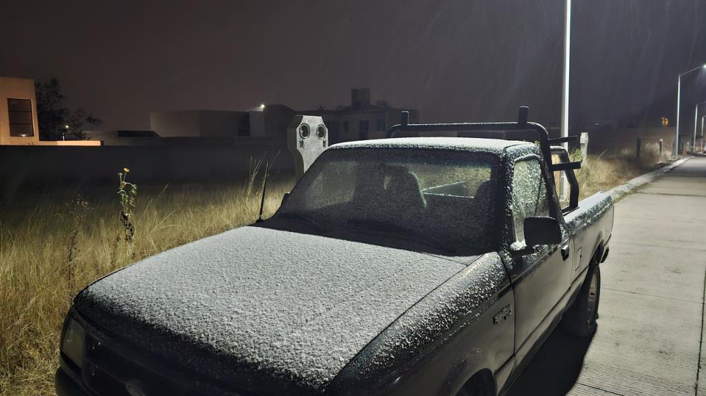 ¡Nieva en la ciudad Durango después de más de 20 años!