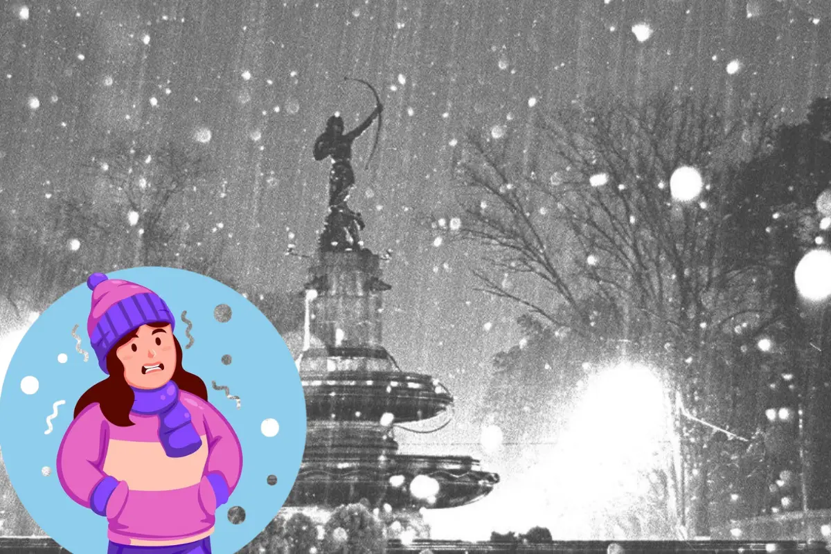 Nevada en CDMX Foto: TVUnam, editada en Canva