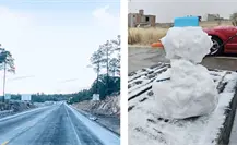 Nevada en Durango: cierran Supercarretera a Mazatlán por nieve y hielo Nevada en Durango: cierran Supercarretera a Mazatlán por nieve y hielo