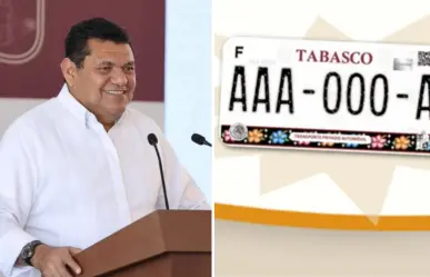 Renovación de placas será hasta 2026, informó el gobernador de Tabasco