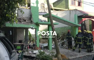 Explosión en Nezahualcóyotl deja 9 viviendas dañadas