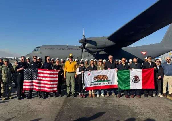 México envía ayuda humanitaria a California para combatir incendios forestales