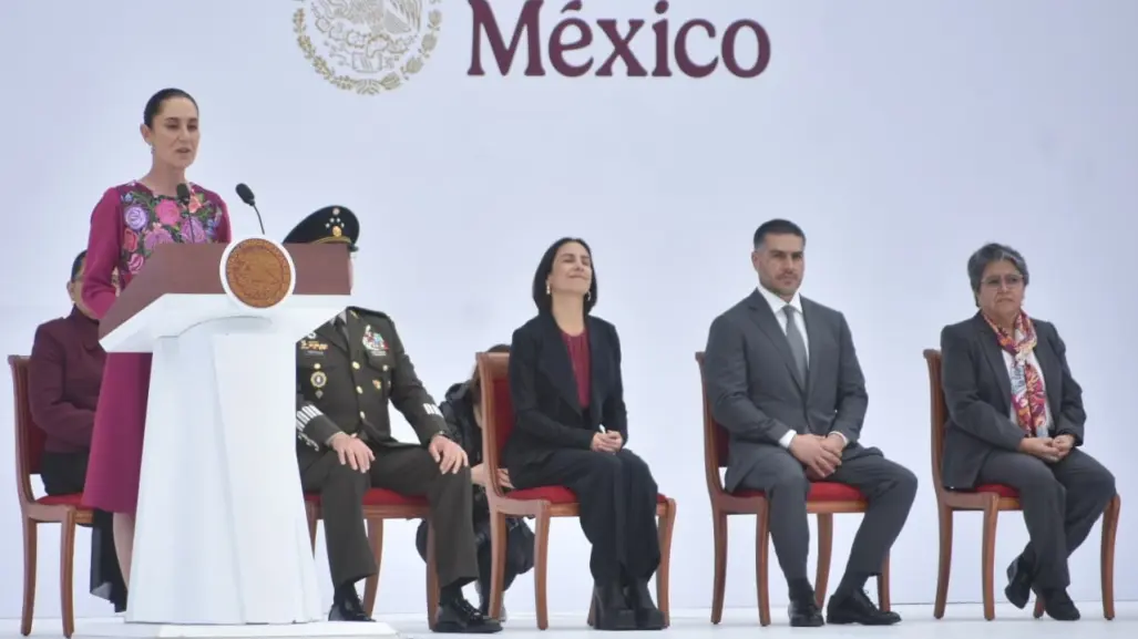 Claudia Sheinbaum presenta mega obras y proyectos científicos en su informe de 100 días