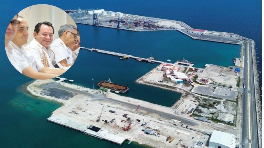 Revisan avances del proyecto de modernización y ampliación del Puerto de Progreso