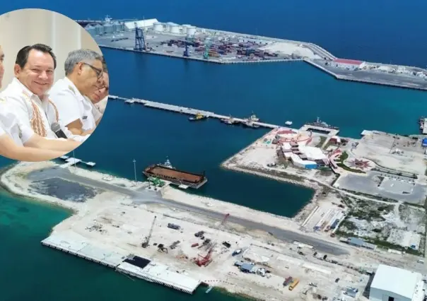 Revisan avances del proyecto de modernización y ampliación del Puerto de Progreso