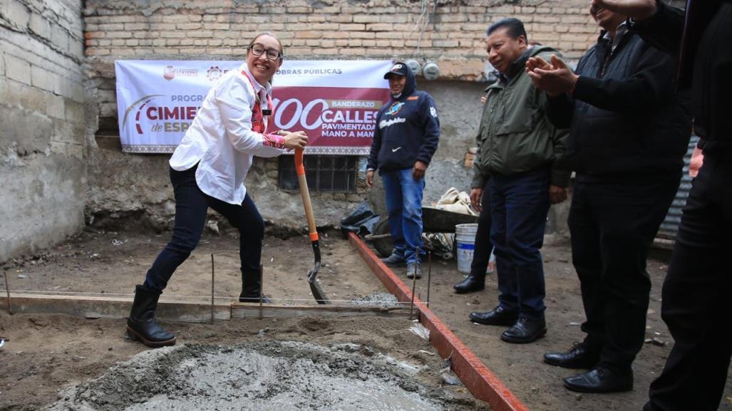 Arranca en Ecatepec el programa Cimientos de Esperanza para pavimentar 100 calles