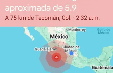 Sismo de 6.1 en Michoacán, activa alerta sísmica y se percibe en Edomex