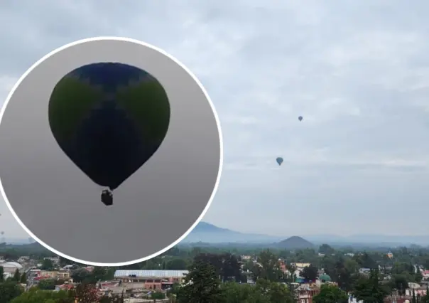 VIDEO | Cae globo areostático en Edomex y 2 extranjeros resultan heridos