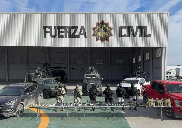 Capturan a presunto generador de violencia y aseguran arsenal al sur de Nuevo León