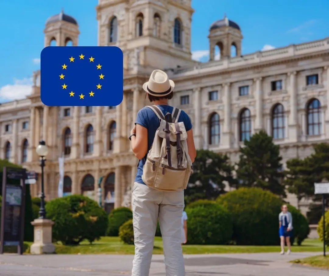 Una turista mexicana en uno de los países de la Unión Europea. Foto: Canva.