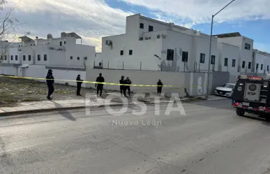 VIDEO | Dos personas mueren tras balacera en zona baldía de Apodaca