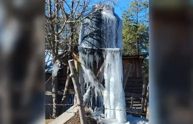 FOTOS │ La Rosilla, el congelador de México ubicado en Durango, amanece a -17 grados