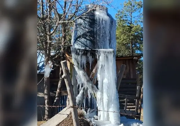 FOTOS │ La Rosilla, el congelador de México ubicado en Durango, amanece a -17 grados