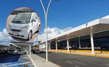 Abandonan auto en el aeropuerto de Mérida con deuda de miles de pesos por estacionamiento