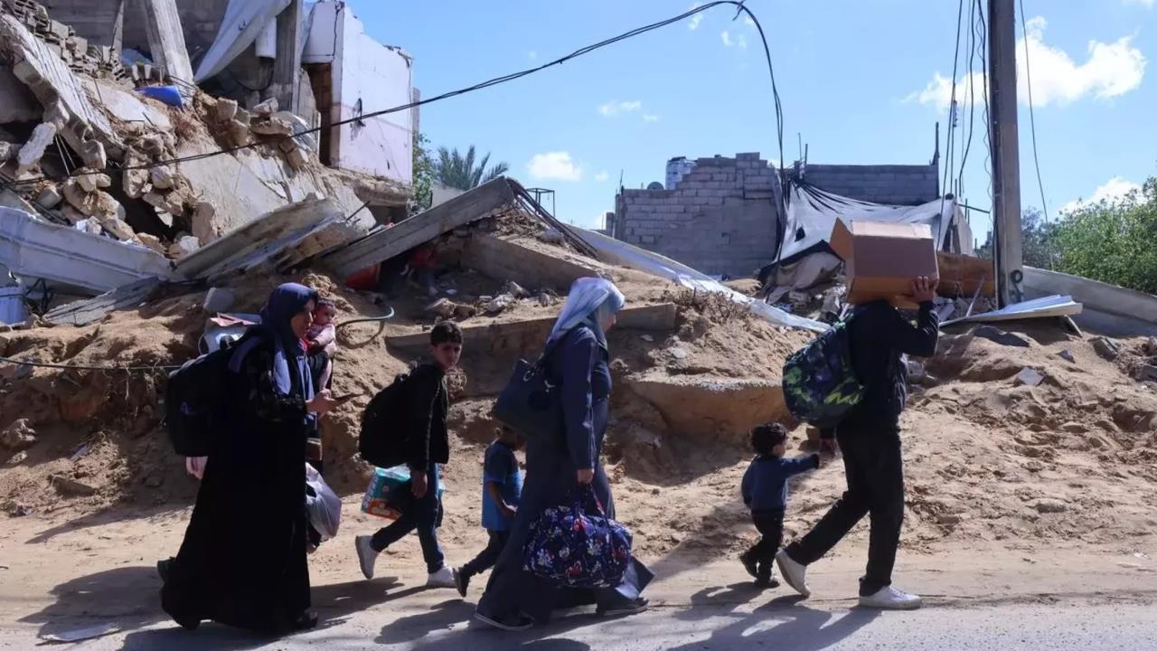 Afectados por el conflicto en Gaza. Créditos: UNICEF.