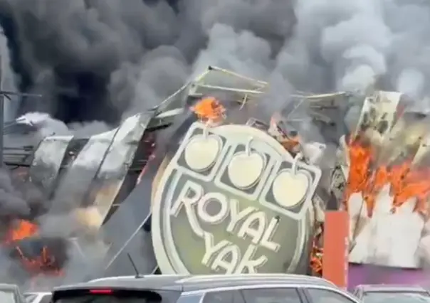 ¡Alarma en Culiacán! Se incendia Casino Royal Yak