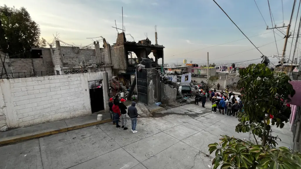 Recorrimos la zona  de el estallido de pirotecnia en Chimalhuacán