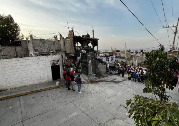 Recorrimos la zona  de el estallido de pirotecnia en Chimalhuacán