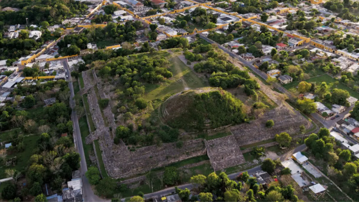 Es de las pocas pirámides en Yucatán a la que todavía se puede subir el público Foto: Cortesía