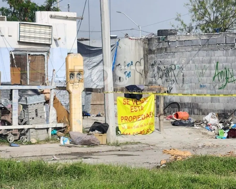 Hombre es ejecutado a balazos en su casa en Zuazua, Nuevo León. Foto:  Raymundo Elizalde.