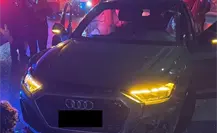 Conductor intenta evitar antialcohólica y lesiona a dos policías en San Pedro Conductor intenta evitar antialcohólica y lesiona a dos policías en San Pedro