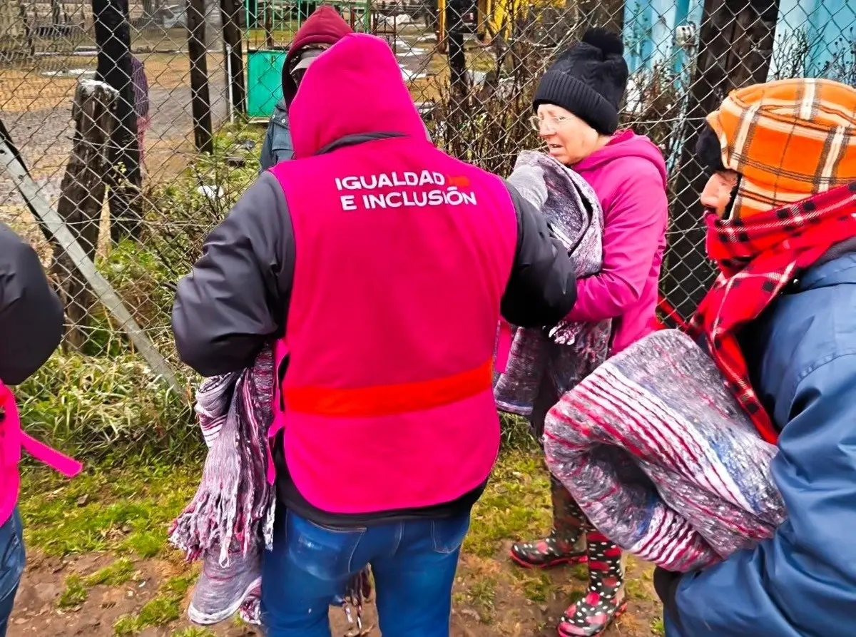 Igualdad e Inclusión refuerza apoyo a más de 6 mil personas vulnerables para este Frente Frío 24