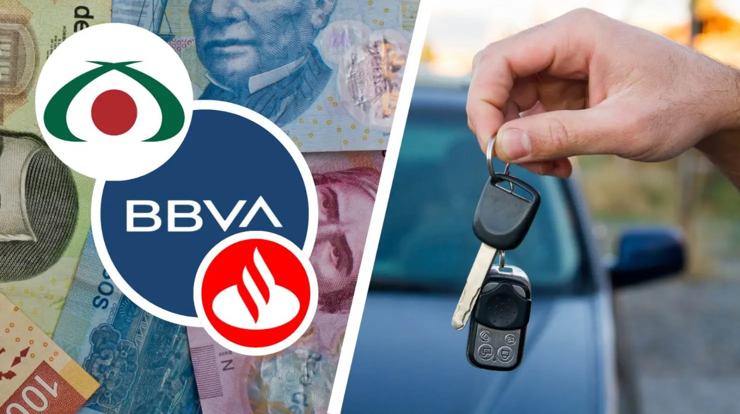 Control vehicular a Meses sin Intereses en Zacatecas / Foto: BBVA | Banco Azteca | Santander | Canva