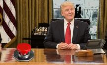 El icónico botón rojo que regresa a la Casa Blanca junto con Donald Trump