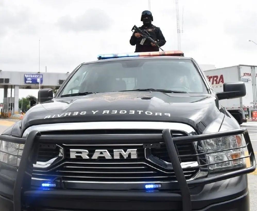 Unidad de Fuerza Civil que estuvo presente en el operativo. Foto: Archivo/POSTA MX.