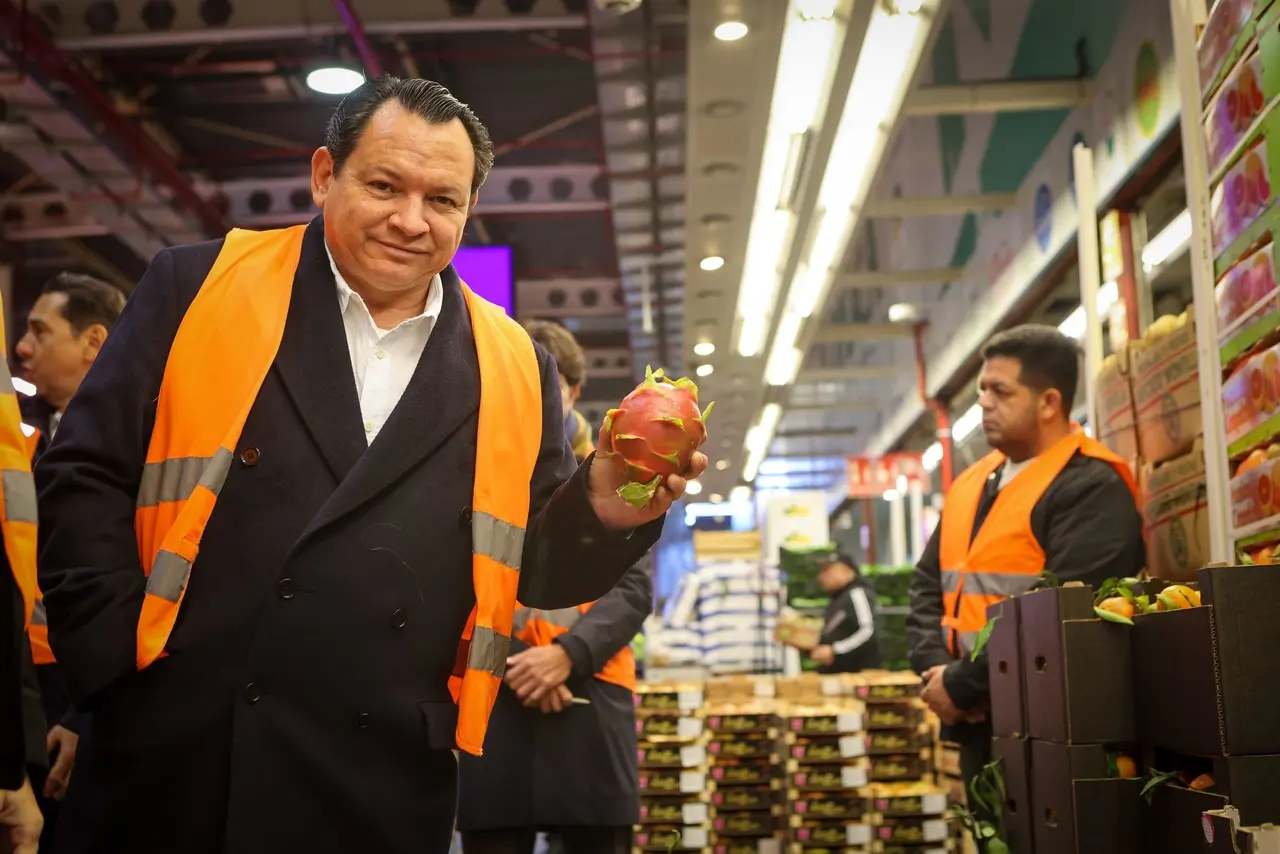 Gobernador Joaquín Díaz Mena, representando a Yucatán en la FITUR 2025. Foto: Cortesía