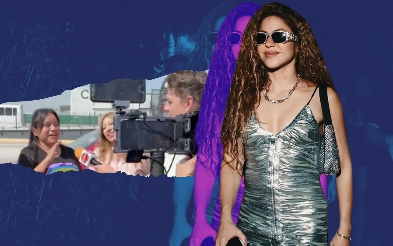 Seguidores de Shakira se han reunido en el aeropuerto para recibirla con los brazos abierto. FOTO: CANVA/X: @ShakiraPasionMx