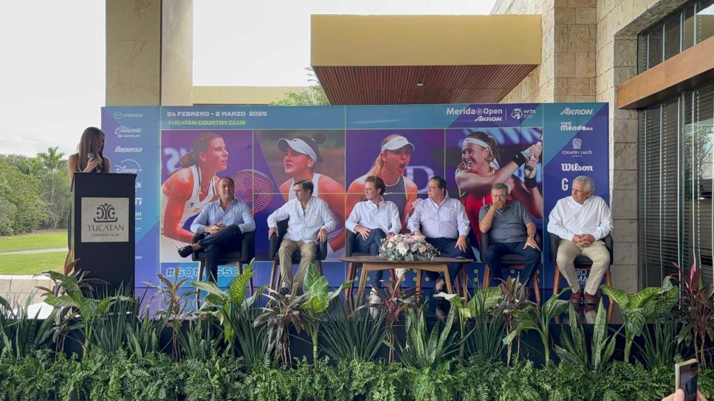 Presentan el Mérida Open 2025