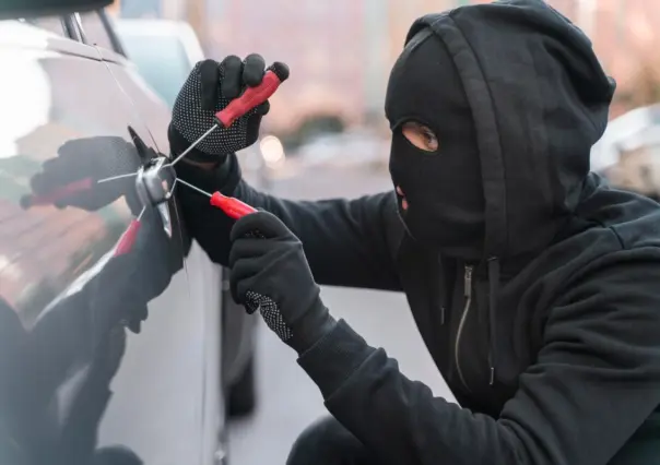 Detienen a posible ladrón de auto en GAM, lo detectó arco de vigilancia