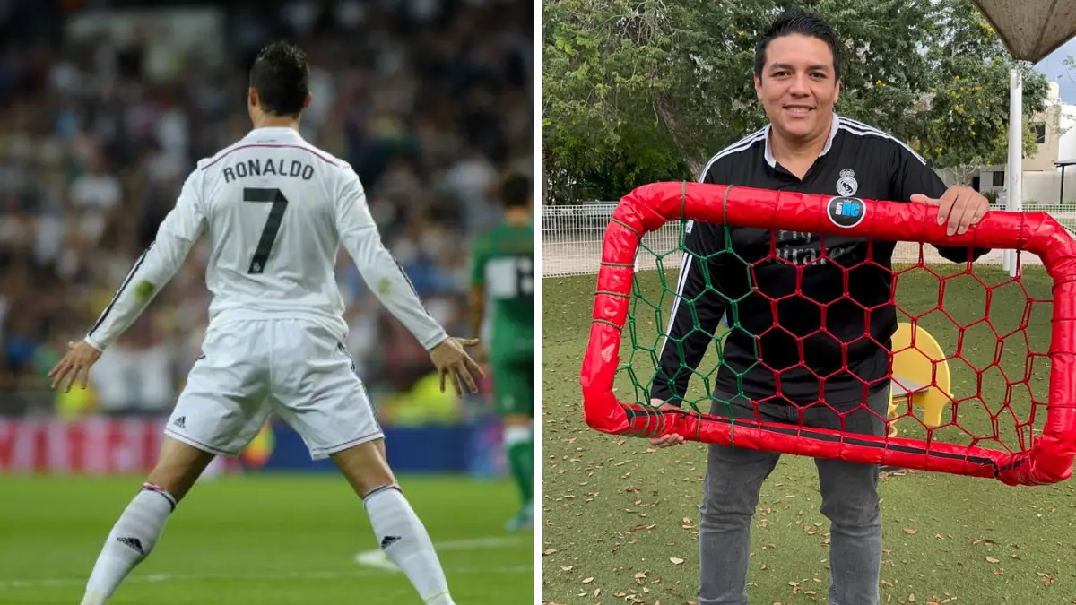 La celebración de Cr7 es un símbolo de victoria, esfuerzo y dedicación Foto: Daniel Rodríguez