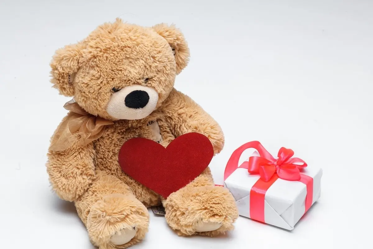 Oso de peluche para San Valentín. Foto: Canva