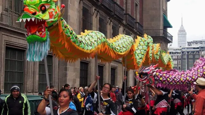 Desfile de Año Nuevo Chino Foto: Ciudad Secreta, editada en canva